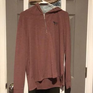 VS PINK 1/4 zip hoodie